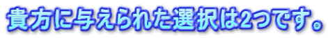 �M���ɗ^����ꂽ�I����2�ł��B